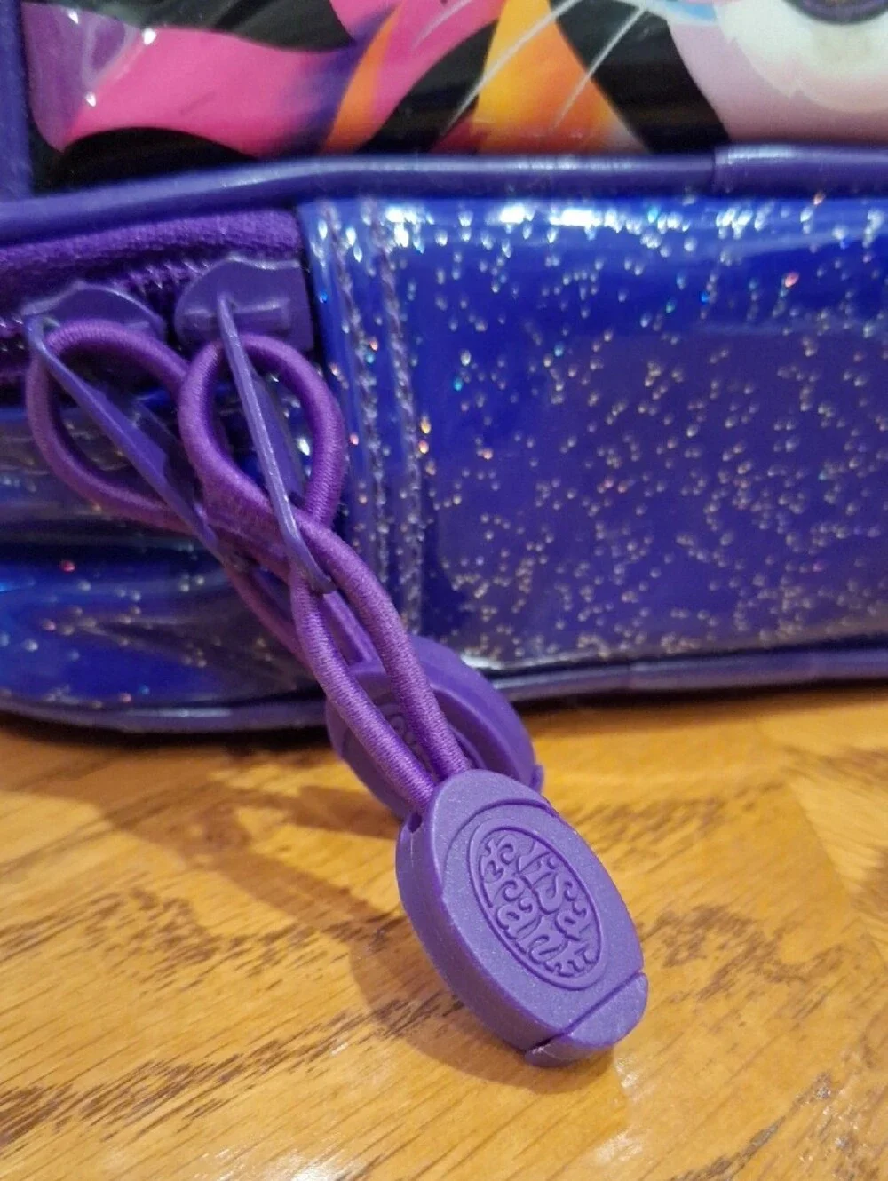 Rare Lisa Frank Purple Tiger Rainbow Lunch Bag